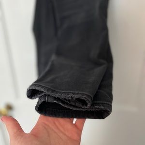 Black American eagle high waisted jeans